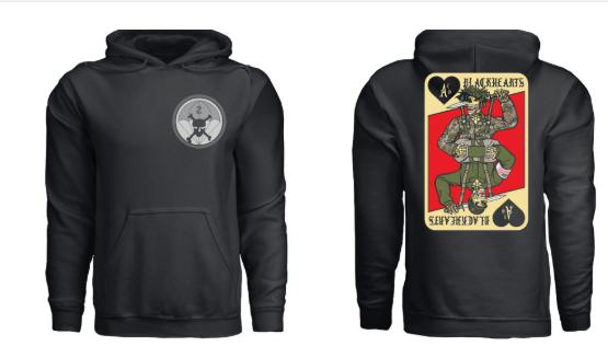 Black Cotton Hoodie Color